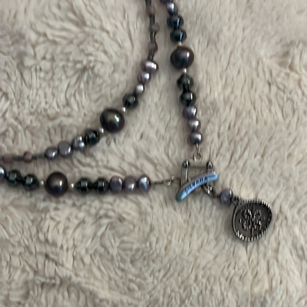 Gorgeous Silpada 36” freshwater Pearls and Crystal necklace